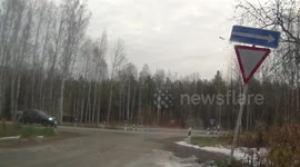 Russia: Mysterious Driver Destroys Speed Traps To Free The Roads