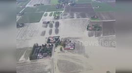 Italy: Helicopter Footage Reveals Widespread Devastation Across Emilia Romagna