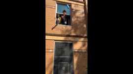 Second Story Cup Trick Shot