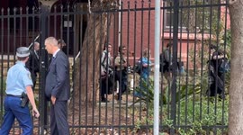 Huge crowds gather in Sydney to see King Charles III