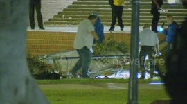 US, Los Angeles: Westwood UCLA Pro Palestinian Encampments Disbanded Amid Ben Shapiro Event On Camera Interviews