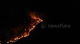 US: 1 Dead As Large Wildfire Breaks Out On Lamentation Mountain In Berlin, Connecticut