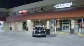 US, Los Angeles: North Hollywood Break In Window Smash at Waba Grill and Boba Time