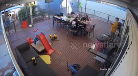 Aussie woman panics as son places bearded dragon on her shoulder