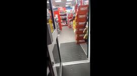 Sheep spotted in shopping mart escapes in Llangollen, UK