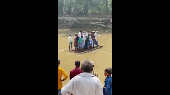 Raft carrying 20 locals across river capsizes - Buy, Sell or Upload ...