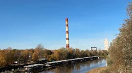 blowing up the chimney of the boiler house in Tartu was and the country is Estonia