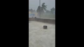 Cyclone Dana makes landfall with intense rain and winds in Odisha