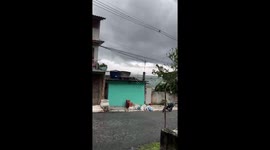 Strong winds sweep rooftops away in Angra dos Reis, Brazil