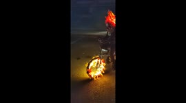Eight-year-old’s homemade Ghost Rider costume goes viral after Halloween contest