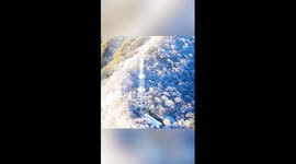 Experience scenic contrast on mountain in NE China