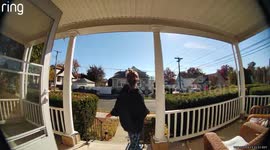 Me and my roomates reaction to seeing porch pirate take our packages