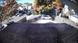 Me and my roomates running to my car and zooming off to go find the person who stole our packages