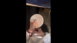 Watch this hypnotic cardistry performance by magician in China