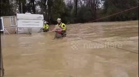 Spain: Guadalhorce River Overflow Traps Residents in Álora as Torrential Rains Cause Devastation
