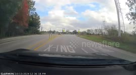 Dashcam Captures Head-On Crash on Turn