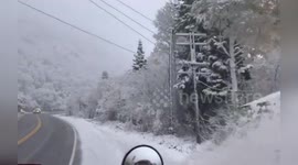 US: Snow Accumulation in Cottonwood Canyons as UDOT Warns of Slick Roads