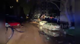 Spain: Chaos Unfolds in Alfafar: Firefighters Battle Blaze Amid Severe Storms from DANA