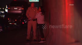 US, Los Angeles: Ontario Driver Killed After Rear Ending Stopped Tow Truck on 60 Freeway