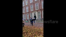 Netherlands: Activists submitted a letter of condemnation to the British Embassy in The Hague, Netherland, to reaffirm the rejection of the Balfour Declaration