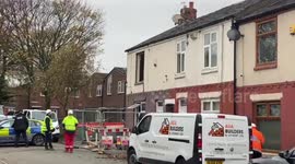 Man in hospital after gas explosion blew side of home to pieces