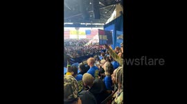 US: Rally for Kamala Harris in Raleigh