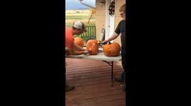 Firecracker Pumpkin Carving