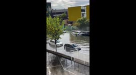 Flooding in Gavà, Barcelona
