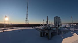 Russia: Soyuz-2.1b carrier rocket launches from Vostochny Cosmodrome