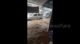 Paraguay: Intense Rainfall Inundates Streets Of Luque