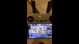 Drone crashes into building and lands in pool in Fuengirola, Spain