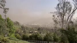 US: Red Flag Warning: Orange County Braces for Fire Risk Amidst Gale-Force Winds