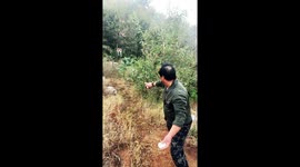 61-year-old man hits two distant targets with precision in Jiangsu