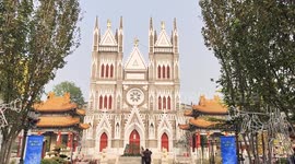 China: Visitors Visit the Shishku Church in Beijing