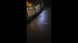 Halloween prank gone wrong as costumed runner trips and crashes in London