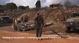 Lebanon: An Underground Compound That Hezbollah Placed Under a Cemetery in Southern Lebanon, Was Dismantled