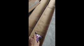 Toy fan builds Scalextric track from cardboard