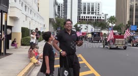US: Veterans Day Parade in downtown Orlando