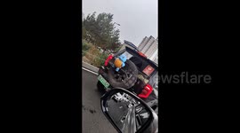 Motorist installs 'peeing Squirtle' on bumper to spray water at honking cars in China