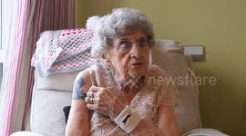 Great-gran who was oldest in UK to get a tattoo now has three - AGED 99