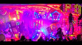 Bridgwater carnival 2024. One of the floats of this year's carnival