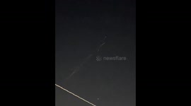 Meteor captured in Fort Worth night sky