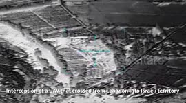 Israel: UAV that crossed from Lebanon into Israeli territory was intercepted by the IAF