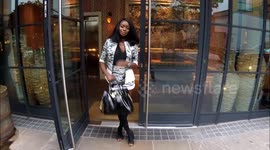 Naomi Hedman Seen departing from the Ham Yard Hotel