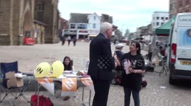 LibDem Parlimentary candidate Gita Gordon and daughter Joy.