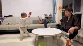 Heading for the Olympics? Three-year-old boy table tennis prodigy stuns internet with incredible skills