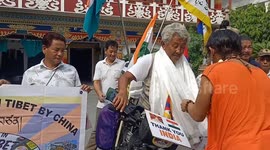 Tibetan man cycles over 2300kms for raise awareness to Tibetan cause,It is important for India and Indian people to think about Tibet