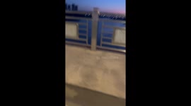 Beautiful Sunset Captured on the Bridge