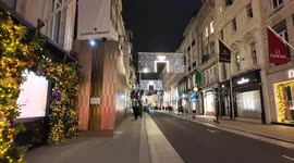 The first day of the Bond Street Christmas lights as well as footage showing some of the shop's Christmas Lights down the street