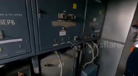 Flame column nearly burns trainee’s face at Syzran electrical substation